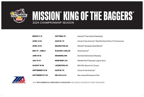 King of the Baggers Calender